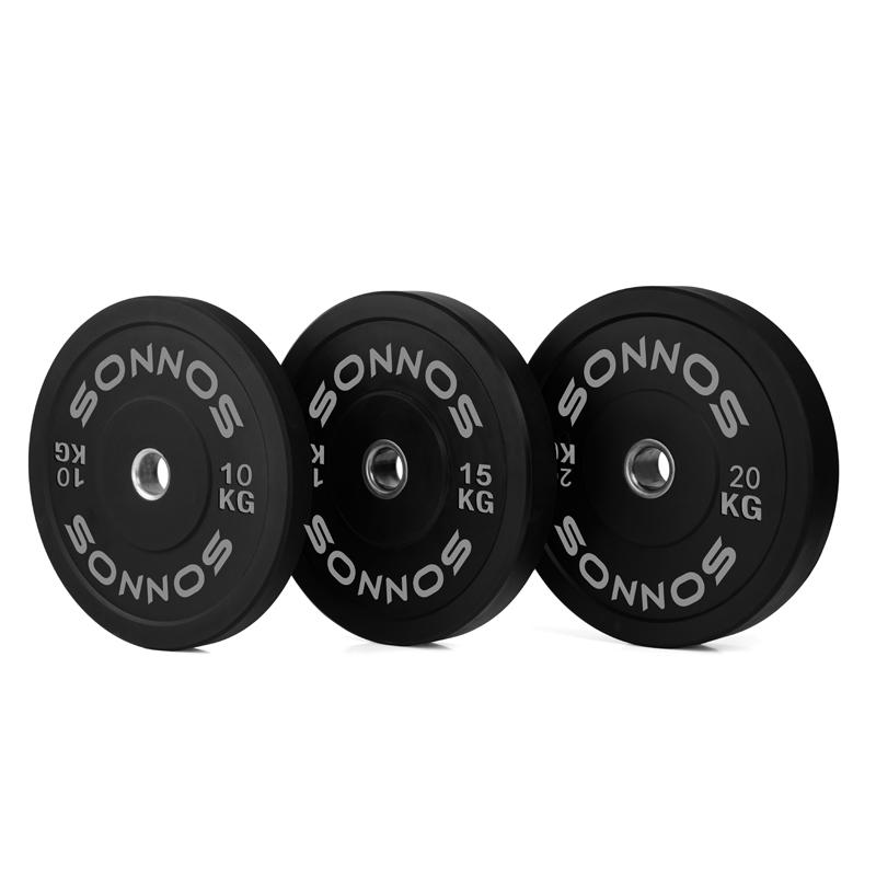 DISCO BUMPER OLIMPICO SONNOS IMPORTADO 15kg x Ø50mm