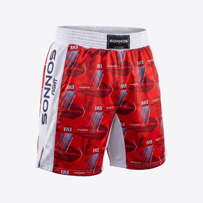 Short de Boxeo SONNOS Institucional 2022 Rojo – Diseño Oficial y Calidad Profesional