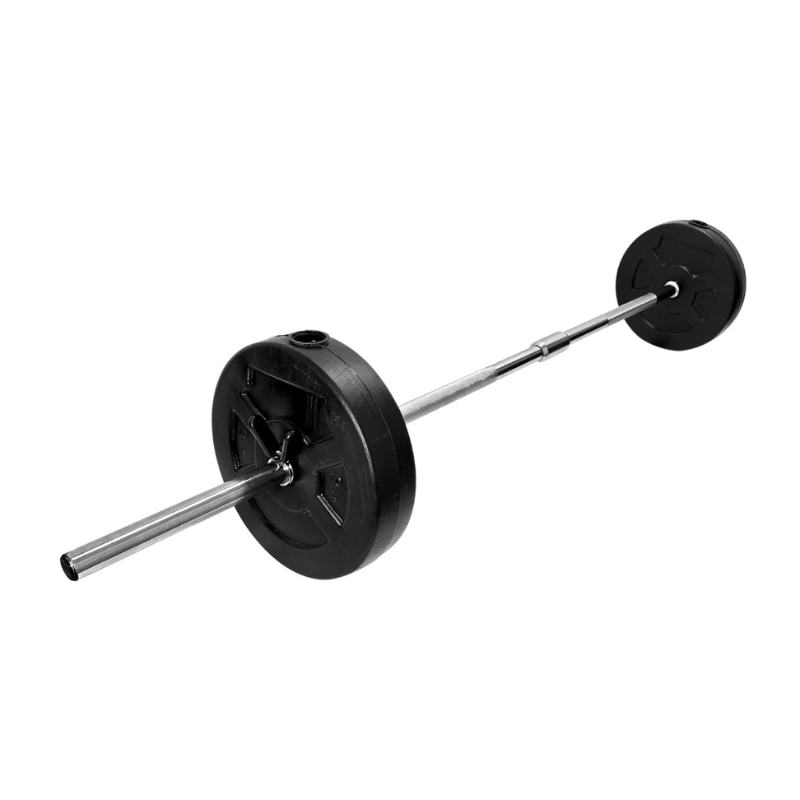 Fuerza en Casa – Barra + Mancuernas + 30kg Discos PVC Sonnos