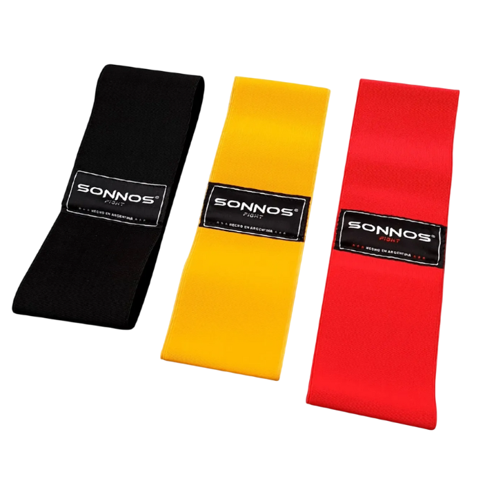 COLCHONETA  ESTANDARD NEGRA densidad 50kg mas KIT BANDA  CIRCULAR 3 TENSIONES mas MANCUERNA PVC SONNOS 1kg