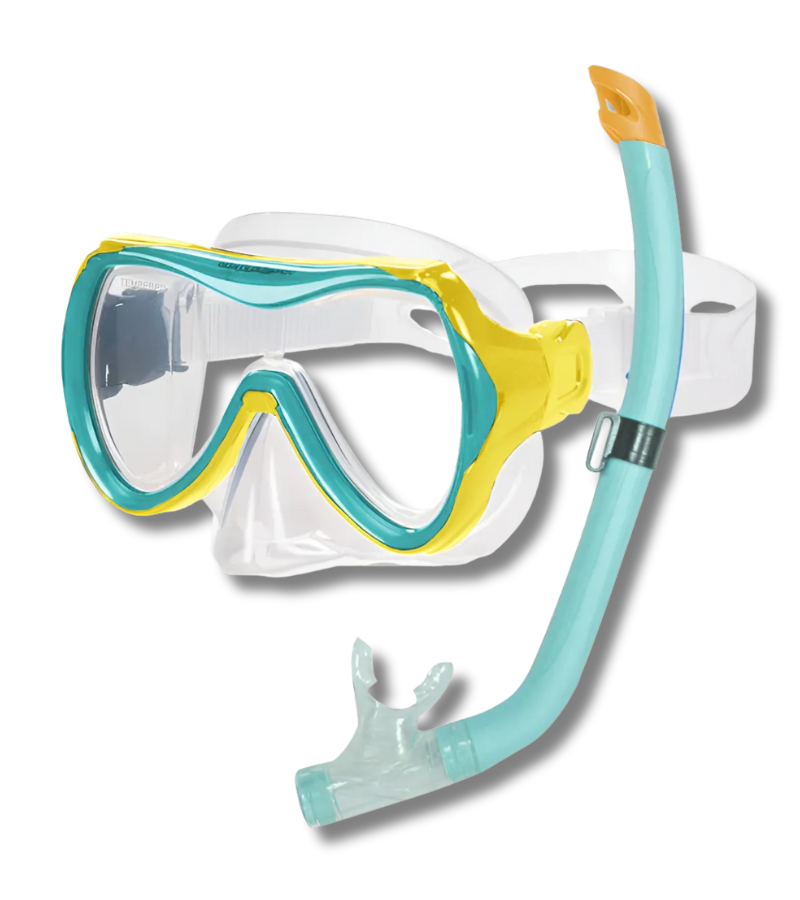 Set Snorkel y Máscara Infantil Hydro 2.0 Vidrio Templado