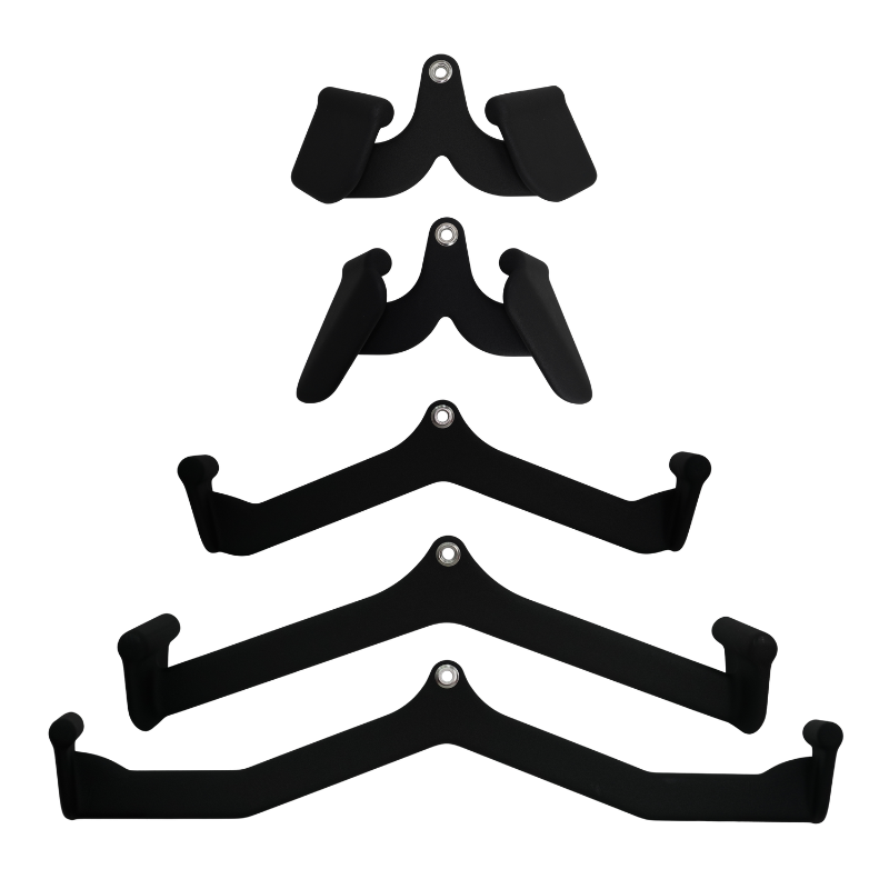 Kit Accesorios Dorsales Polea Importado – 5 Agarraderas Gimnasio