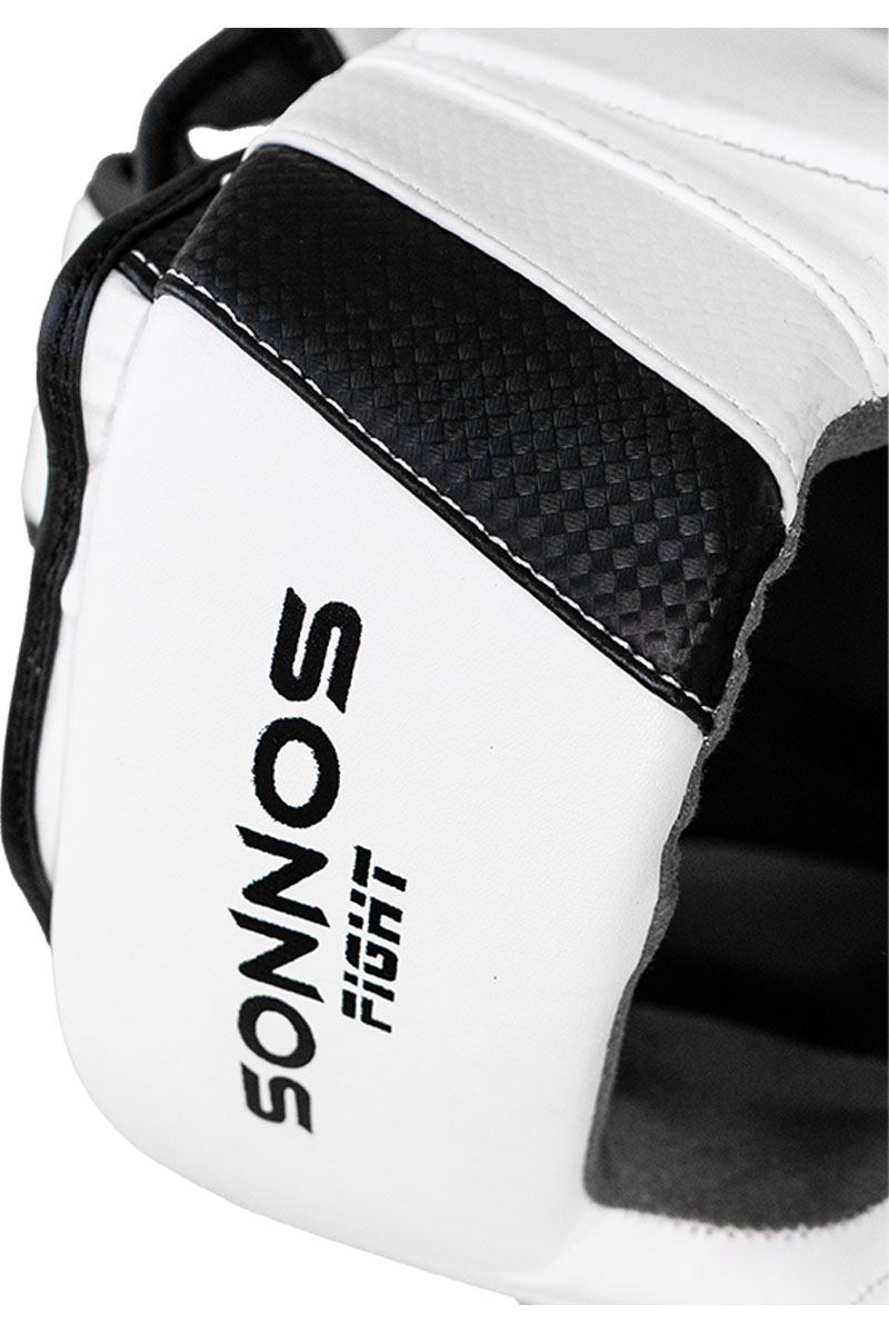 Cabezal de Boxeo SONNOS PU – Con Protección Completa. Nuca, Mollera, Pómulo y Mentón