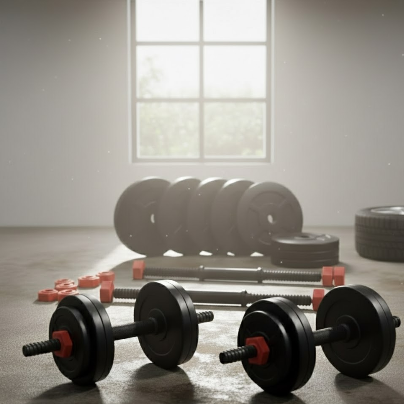 KIT 20 MANCUERNA PVC A ROSCA 4X5 KG