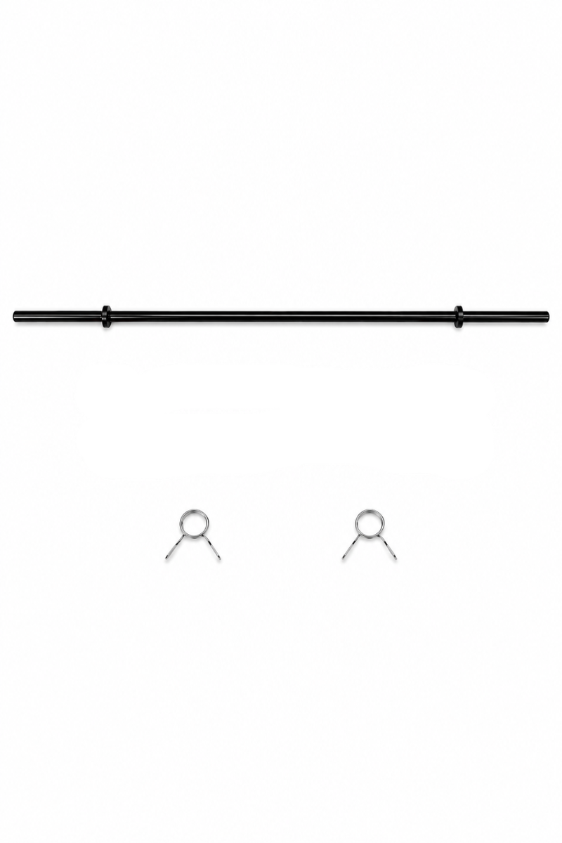 Kit Barra 1,20 m + Mancuernas PVC 20 kg con Rosca Sonnos