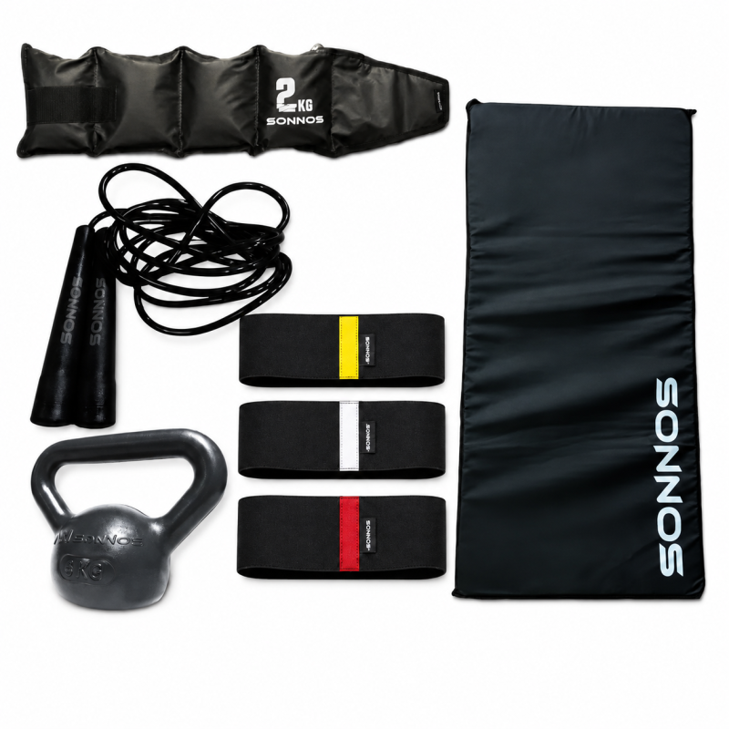 Combo Inicial Entrenamiento en Casa – Colchoneta + Kettlebell + Bandas