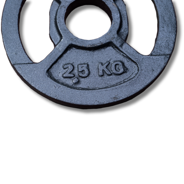 DISCO FUNDICION SONNOS OLIMPICO 2,5kg x Ø50mm GRIS (con manija)