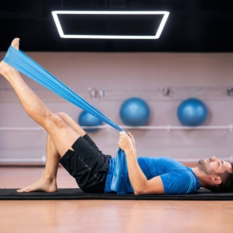 Banda Elástica Tiraband PwT 1,5m Intensidad Media – Roja