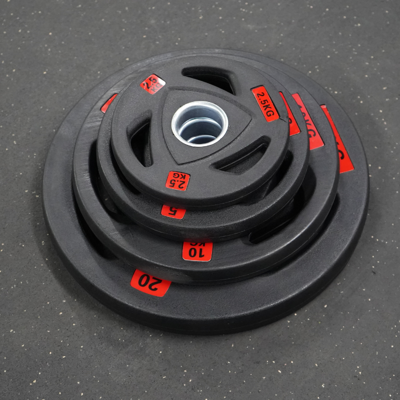 Disco Olímpico Trigrip Recubierto Caucho 2,5 kg Ø50mm Importado