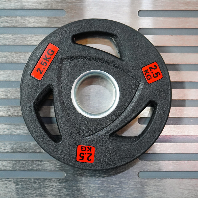 Disco Olímpico Trigrip Recubierto Caucho 2,5 kg Ø50mm Importado