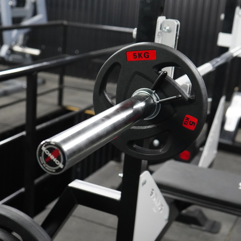 Disco Olímpico Trigrip Recubierto Caucho 5 kg Ø50mm Importado