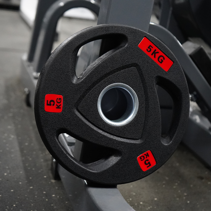 Disco Olímpico Trigrip Recubierto Caucho 5 kg Ø50mm Importado