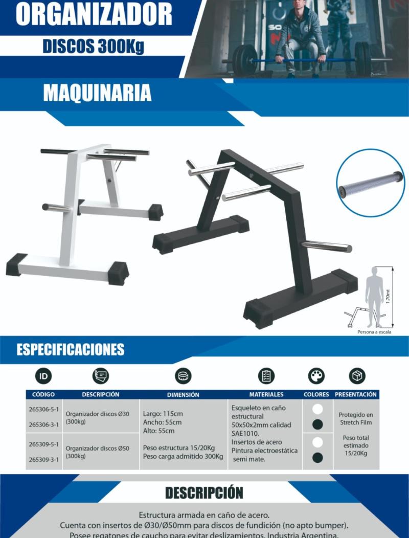 ORGANIZADOR DISCO SONNOS Ø50mm (300kg)