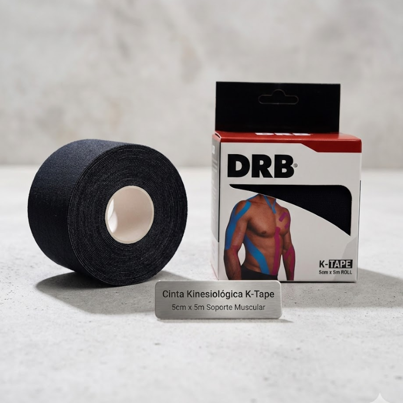 Cinta Kinesiológica K-Tape DRB 5cm x 5m Soporte Muscular