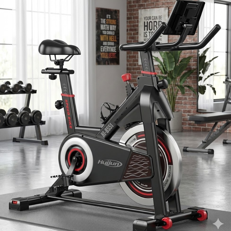 Bicicleta Fija Spinning Huijun HJ-B551 Magnética Silenciosa