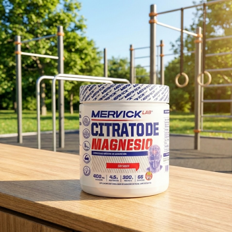 Citrato de Magnesio Mervick Lab 300g Alta Absorción