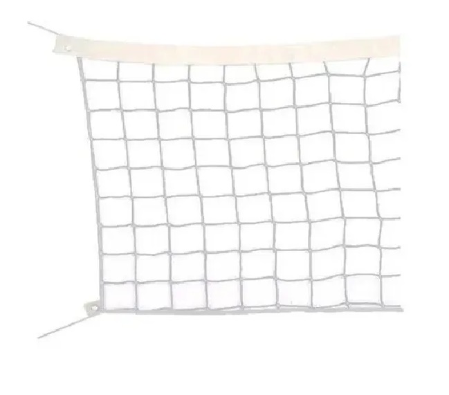 RED VOLEY 7mts x 1mt Con Banda + Soga POLIET 2,5mm Blanco