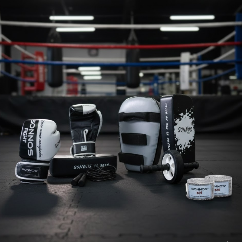 Combo Boxeo SONNOS Completo – Protección, Guantes y Accesorios