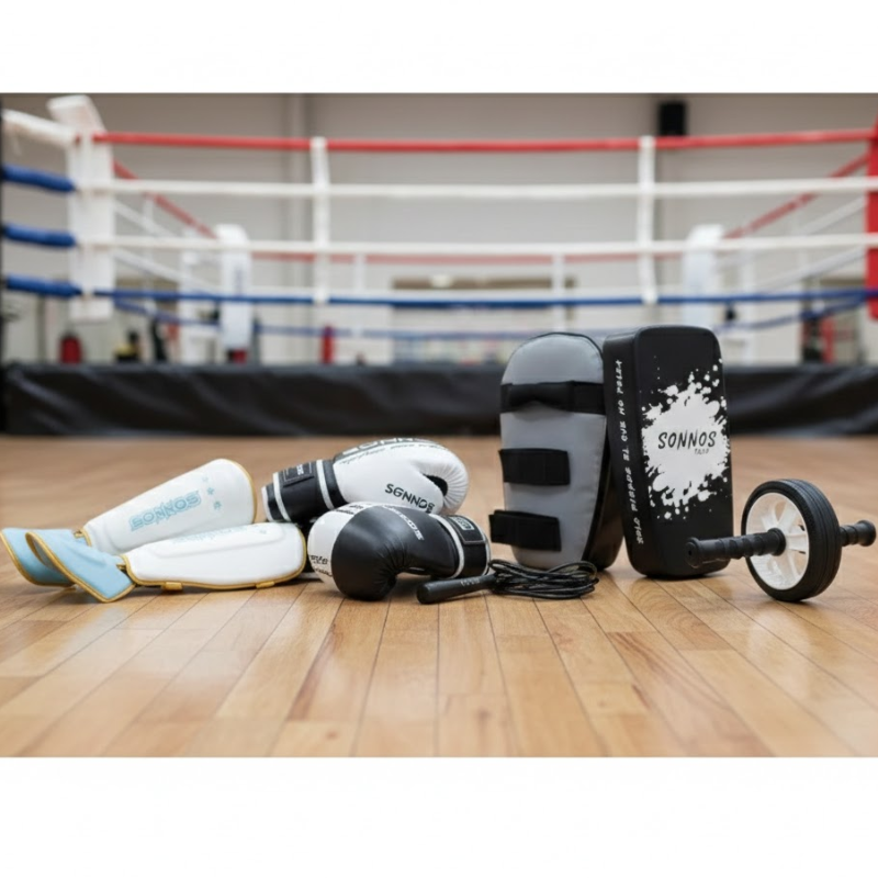 Combo Boxeo SONNOS Completo – Protección, Guantes y Accesorios