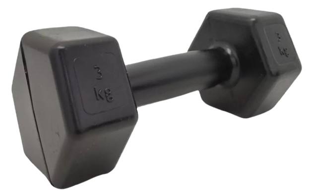Mancuerna PVC Sonnos 3Kg – Versatilidad y Control para Entrenamientos Funcionales