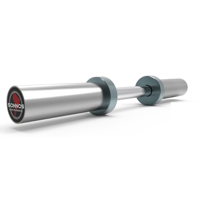 Mancuerna Maciza Olímpica Sonnos Ø50mm de Alta Resistencia para Entrenamiento Profesional