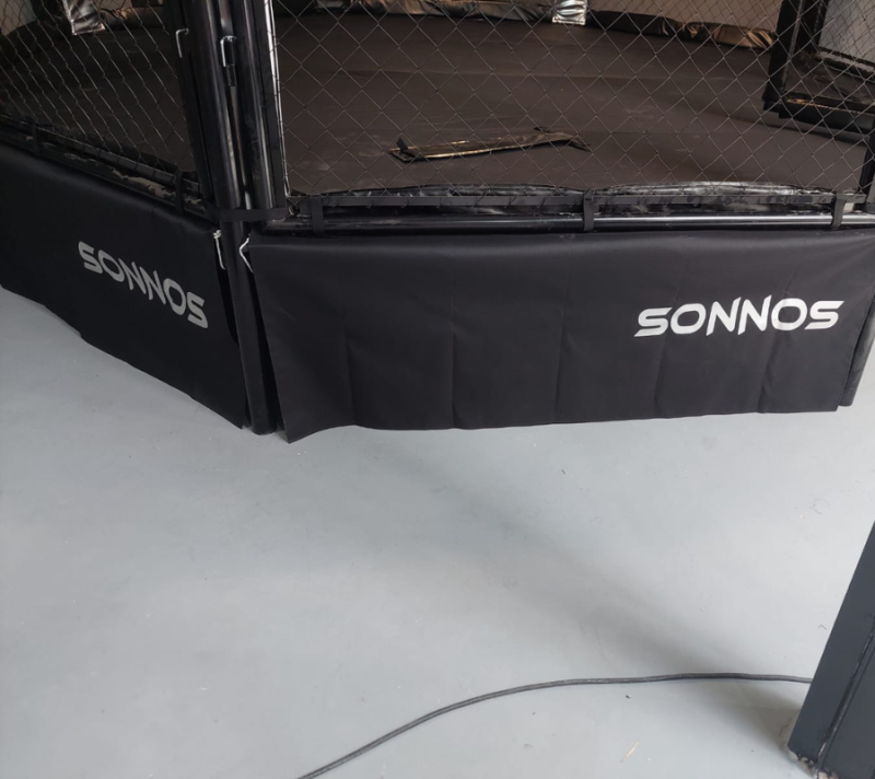 Jaula MMA Sonnos Hexagonal 5x5 Profesional con Tarima