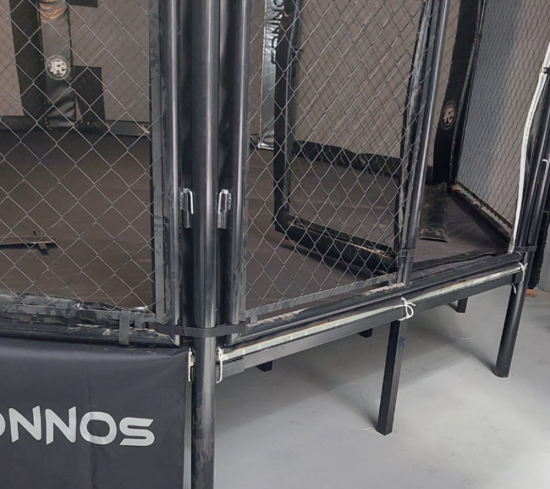 Jaula MMA Sonnos Hexagonal 5x5 Profesional con Tarima