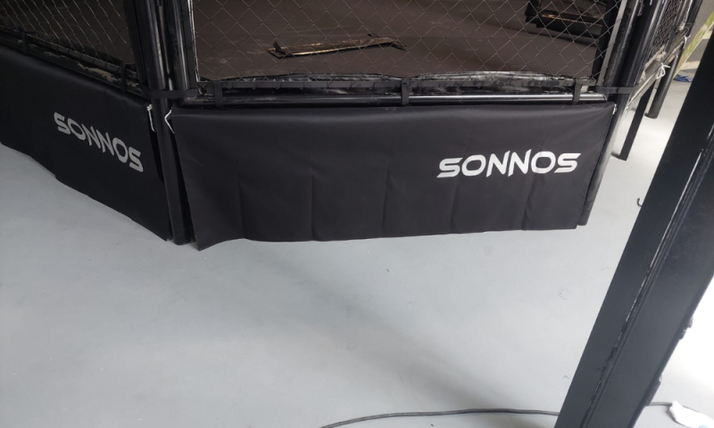 Jaula MMA Sonnos Hexagonal 5x5 Profesional con Tarima