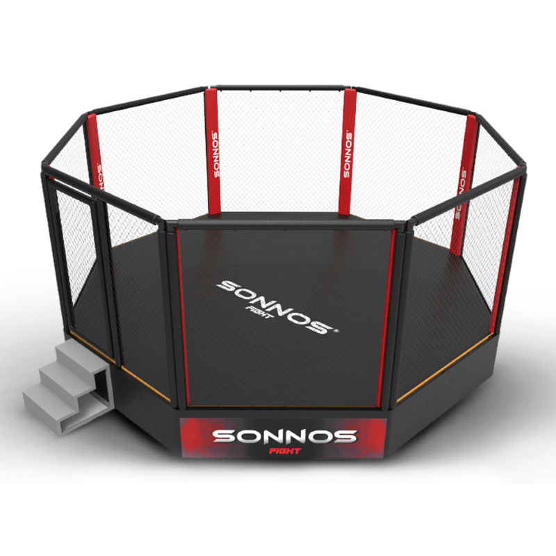 Jaula MMA Sonnos Hexagonal 5x5 Profesional con Tarima