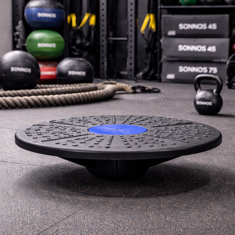 Tabla de Propiocepción Sonnos Ø40 Reforzada hasta 200 kg para Estabilidad y Equilibrio- Lado