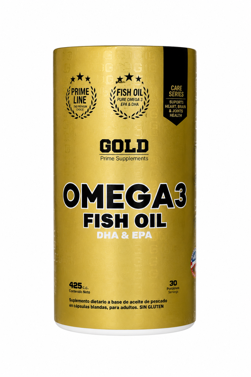 Omega 3 Fish Oil Gold 30 Cápsulas Blandas