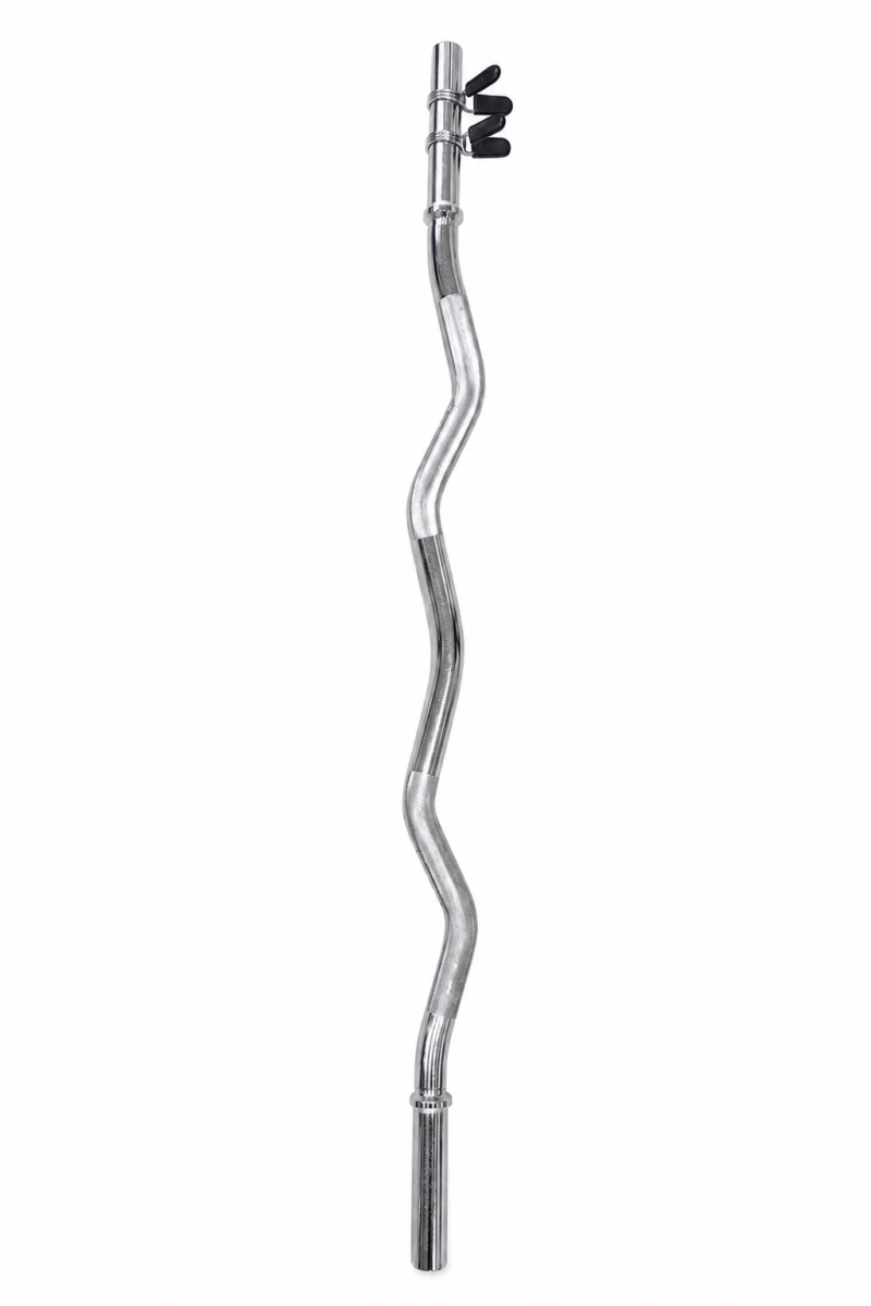 Barra EZ 1,20 m Ø30 mm Cromada con Topes VK 