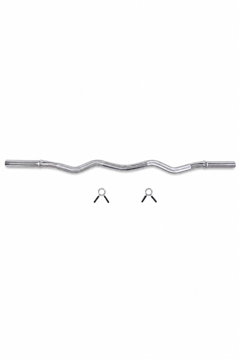 Barra EZ 1,20 m Ø30 mm Cromada con Topes VK 