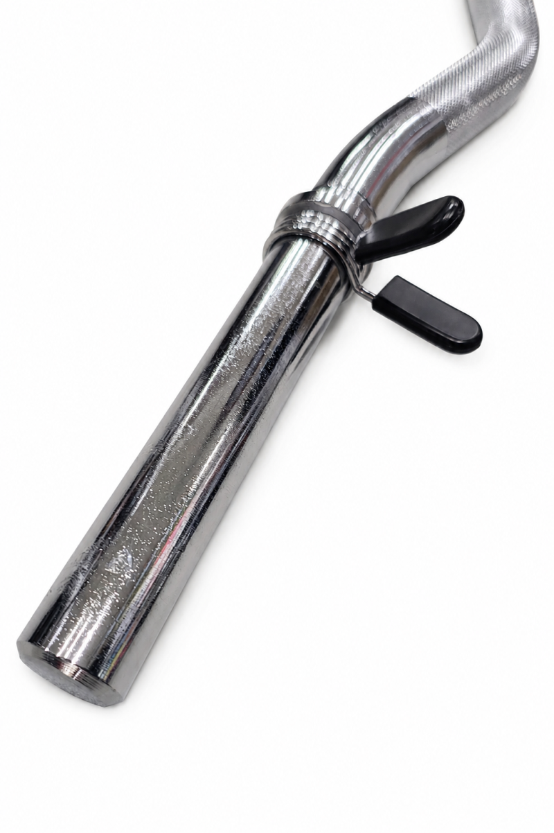 Barra W Cromada Ø30 mm VK con Topes para Musculación