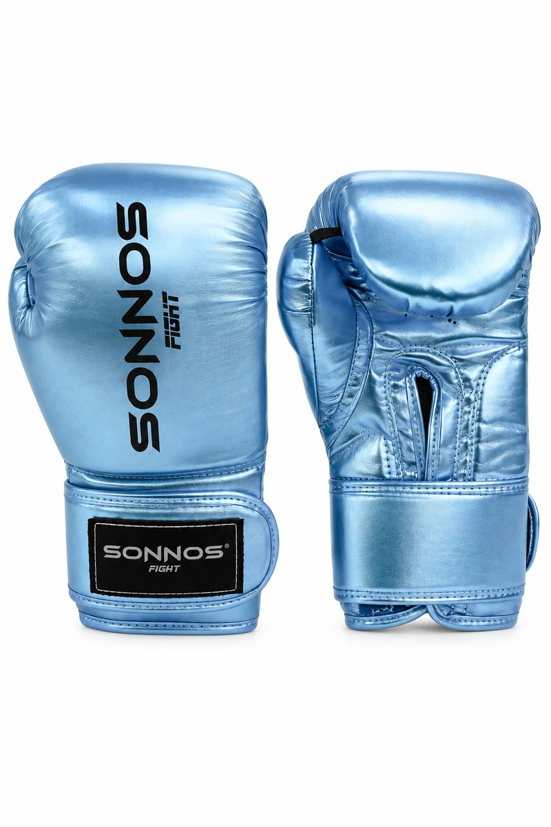 Guantes de Boxeo Sonnos SGR 5.0 EVO 14 Oz celeste
