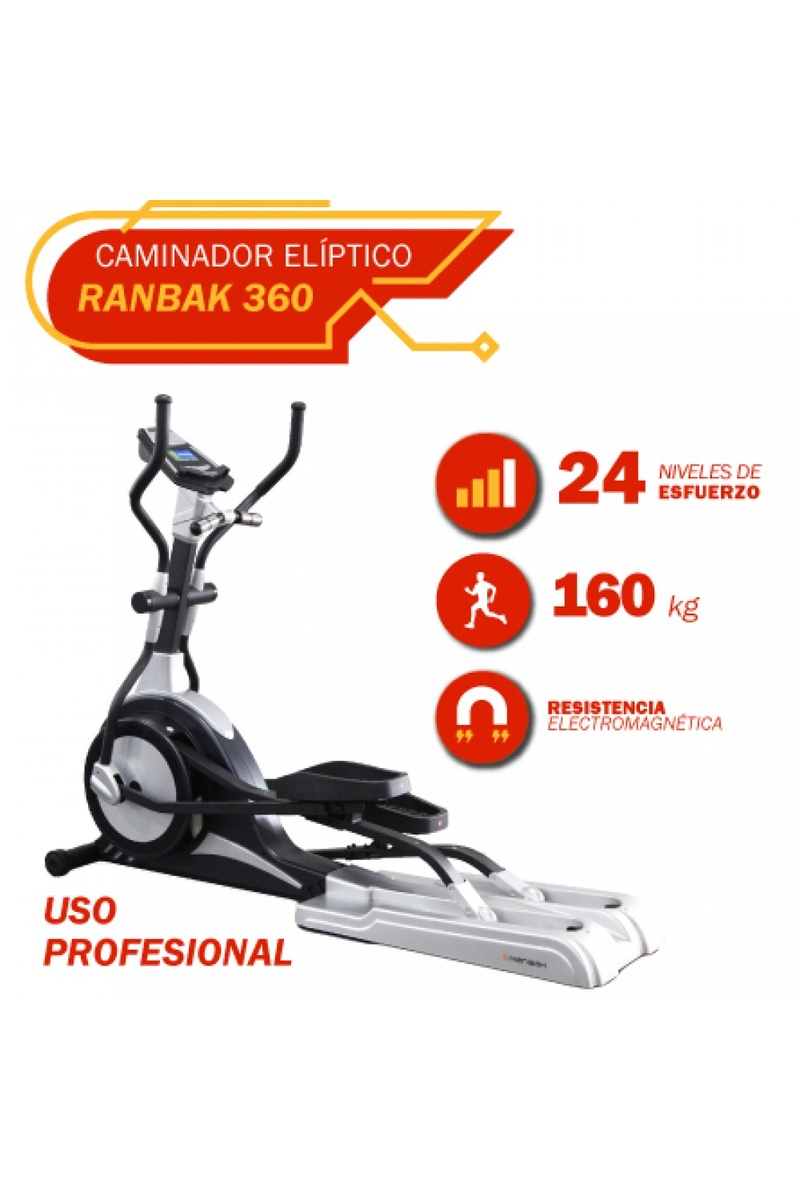 Elíptico Electromagnético Profesional Ranbak RAN-360 14 kg