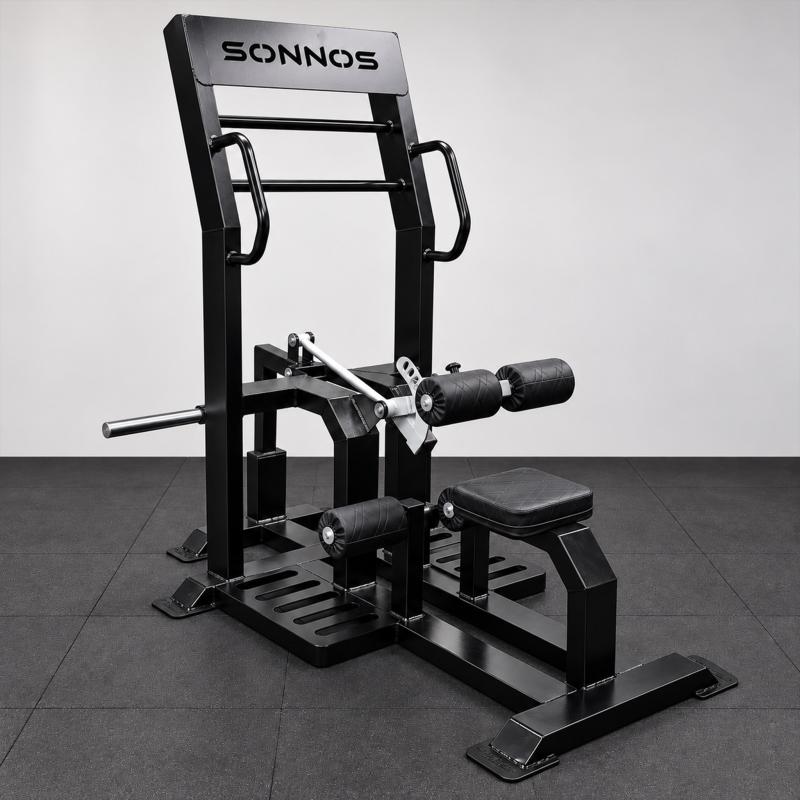 Extensora de Glúteos Parado Sonnos M100 a Discos Negra
