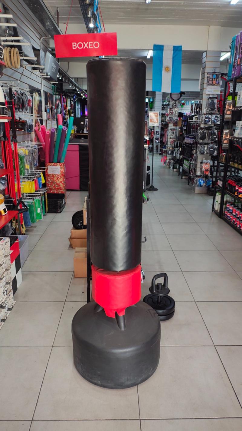 Bolsa de Boxeo Tipo Rodillo con Base