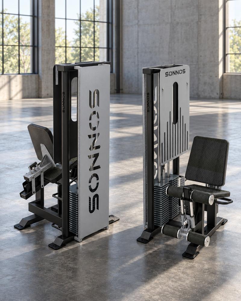 Sillón Cuádriceps Sonnos L100 100kg Negro Profesional
