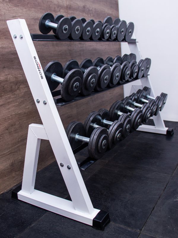 Set Mancuernas Fijas Californianas Completo 2,5 a 30 kg