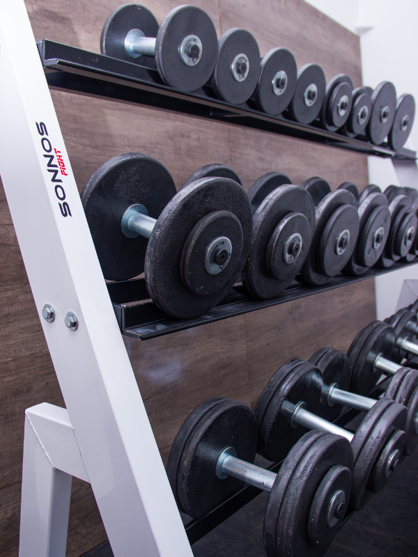 Set Mancuernas Fijas Californianas Completo 2,5 a 30 kg