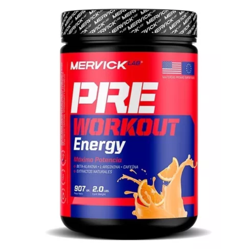 ENERGIZANTE MERVICK PRE WORKOUT x 900grms