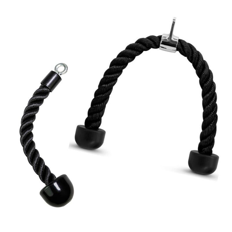 Set jalon soga triceps simple y doble