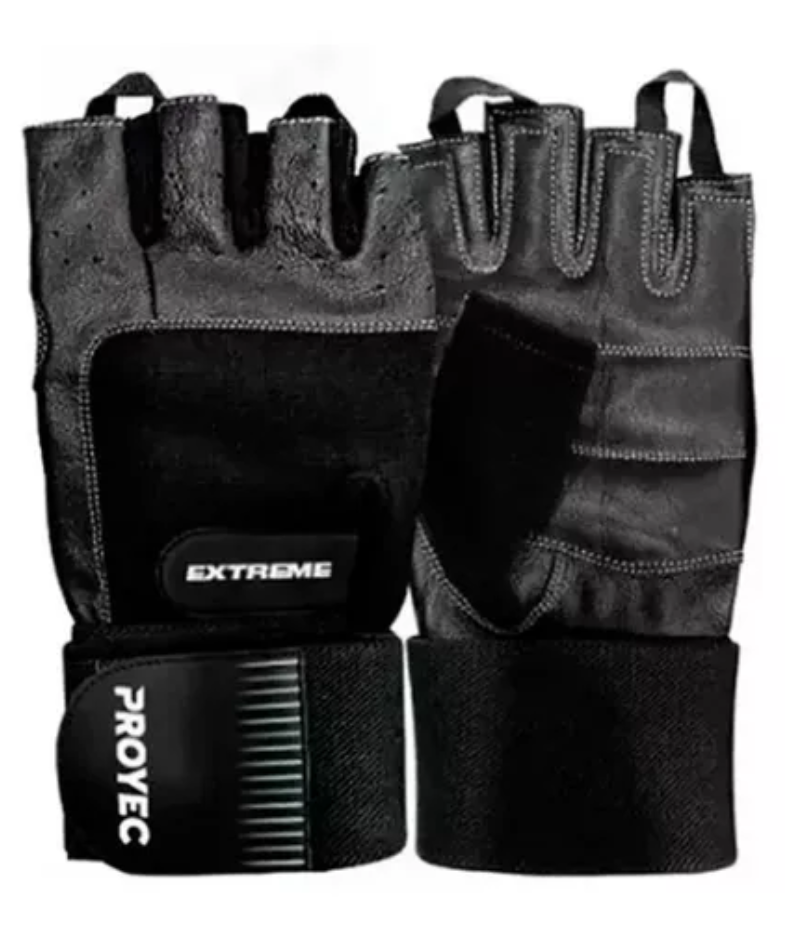 GUANTE FITNESS CON MUÑEQUERA PROYEC EXTREME 228