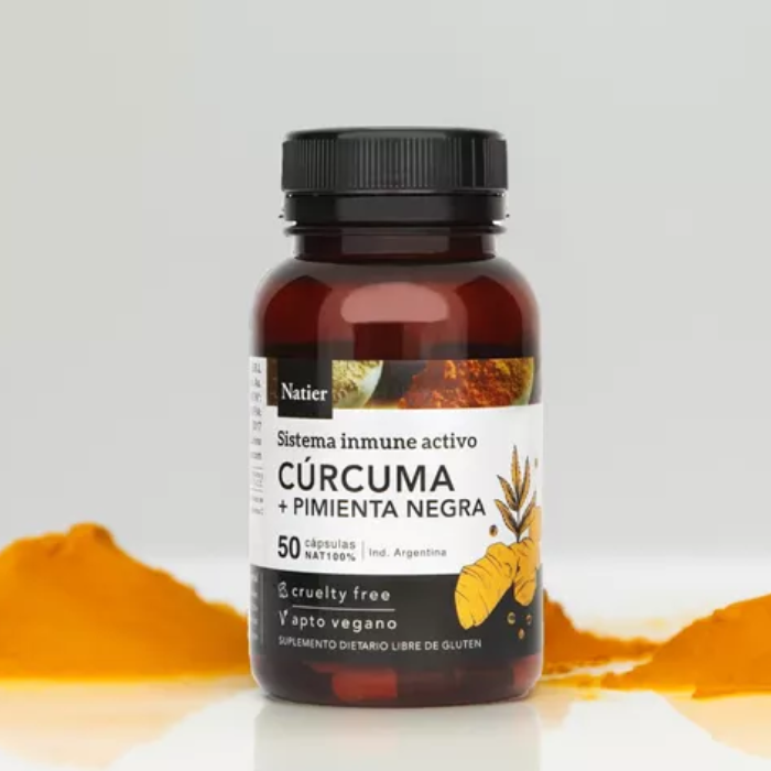 CURCUMA CONCENTRADA 50 CAPS NATIER sistema inmune activo