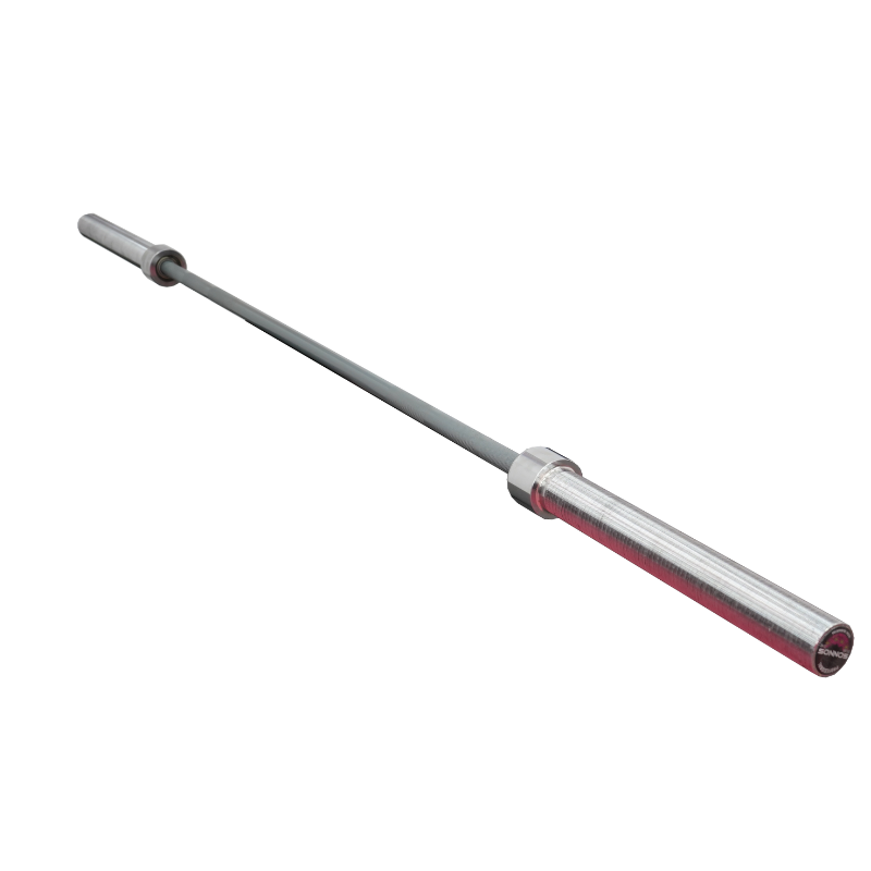 Barra Olímpica SONNOS 2,10 mts Ø50mm Gris – 15 kg con Rotor y 2 Rodamientos