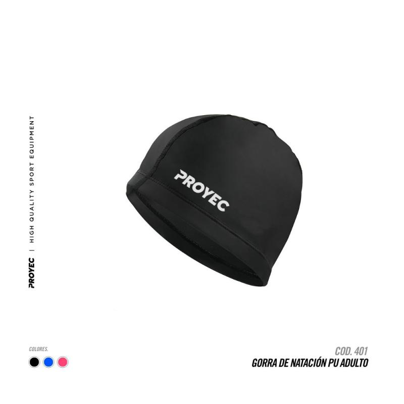 GORRA NATACION ADULTO PU PROYEC