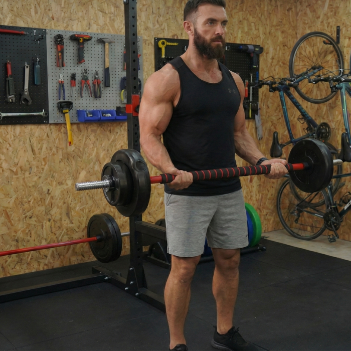 Kit 14 Barra Desarmable Cromada Importada con Discos Lisos