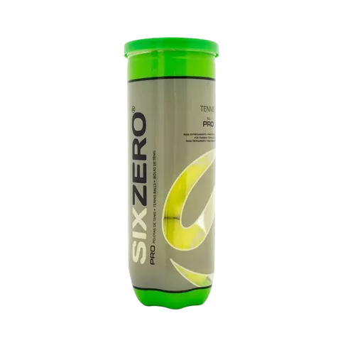 TUBO PELOTA TENIS SIXZERO PRO X 3 AMARILLAS