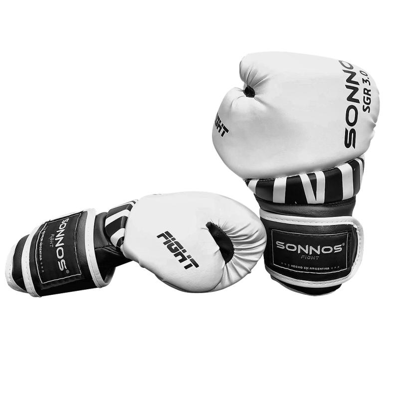 OUTLET GUANTE BOXEO SONNOS SGR 3.0 12oz (HOMOLOGADO RECREATIVO) Blanco